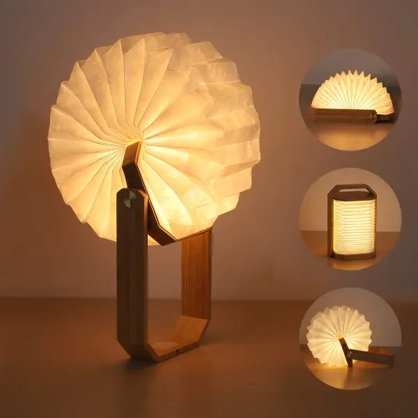 Wooden Book Light