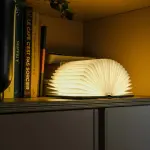 Wooden Book Light